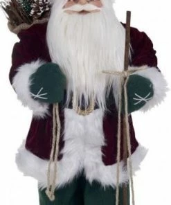 Χριστουγεννιάτικος Άγιος Βασίλης Κόκκινο Πράσινο 45 εκ. (XMT-18185B)