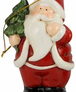 Χριστουγεννιάτικο Κεραμικό Διακοσμητικό 11 εκ. (Άγιος Βασίλης/Χιονάνθρωπος) (CER-TG14440)