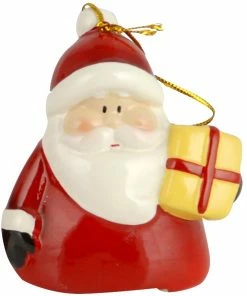 Χριστουγεννιάτικο Κεραμικό Διακοσμητικό 9 εκ. (Άγιος Βασίλης/Χιονάνθρωπος) (CER-TG13939)