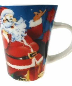 Χριστουγεννιάτικη Κούπα Κεραμική Merry Christmas 3 Σχέδια (04.MUG-6049)