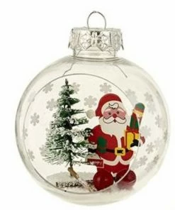 Χριστουγεννιάτικη Μπάλα Πλαστική Παιδική 5 σχέδια, 8 εκ. (04.B6218)