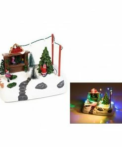 Χριστουγεννιάτικο Κατάστημα Πωλήσεων Χριστουγεννιατικων Δεντρων 19 χ 15 εκ. (98310)