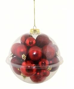 Christakopoulos Χριστουγεννιάτικη Μπάλα Πλαστική σετ 20 τεμαχίων σε 6 Σχέδια (53180)