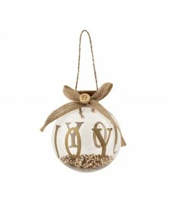 Christakopoulos Χριστουγεννιάτικη Μπάλα 8αρα Διάφανη Joy σε Display 2 Σχέδια (53200)