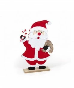 Christakopoulos Χριστουγεννιάτικο Διακοσμητικό Δαπέδου Αη Βασίλης 60εκ (4964)