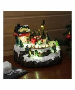 Christakopoulos Χριστουγεννιάτικο Διακοσμητικό Κατάστημα Δέντρων με Led 20 εκατοστών (98320)