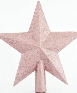 Epam Χριστουγεννιάτικο Αστέρι Κορυφή Ροζ Με Glitter (04.TOP-G001P)