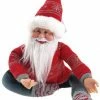 Christakopoulos Χριστουγεννιάτικος Λούτρινος Αγιος Βασίλης Yoga Κόκκινο – Γκρι (04.P-20203786-2)