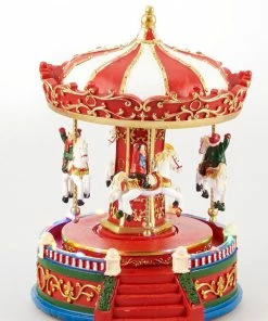 Epam Χριστουγεννιάτικο Διακοσμητικό Φωτιζόμενο Καρουζέλ Με Κίνηση (04.F-198193)