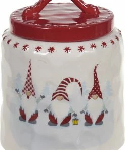 Epam Χριστουγεννιάτικη Κεραμική Μπισκοτιέρα (04.YM21318-2)