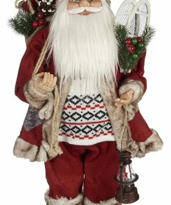 Epam Χριστουγεννιάτικος Διακοσμητικός Αγιος Βασίλης Κόκκινος 30εκ. (XMT-12028B)