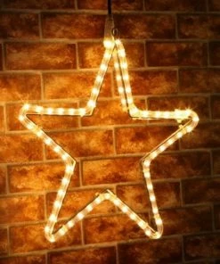 Χριστουγεννιατικο Αστερι Φωτιζωμενο Λευκο (XLTUBECMF/1S)