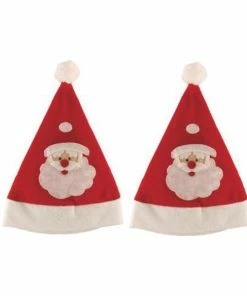 Χριστουγεννιατικος Σκουφος Με Σχεδιο Αη Βασιλη (5571)