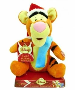 Χριστουγεννιατικο Tigger-Τραγουδι,Κινηση Στα Αυτια + Φως Σε Πλατφορμα 33 Εκ. (0111)