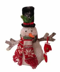 Χριστουγεννιατικο Διακοσμητικο Χιονανθρωπος-Ταρανδος (04.HL-61212)