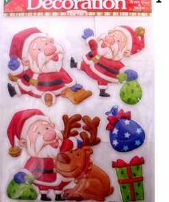 Χριστουγεννιατικα Αυτοκολλητα Για Παραθυρο (04.POX2501)