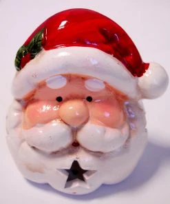 Χριστουγεννιατικα Κεραμικα Διακοσμητικα Με Φως Σε 2 Σχεδια (CER-TG14032)