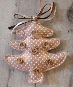 Χριστουγεννιατικο Υφασματινο Διακοσμητικο Κρεμαστο Στολιδι (04.Ε308709BR)