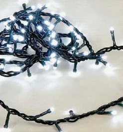 Χριστουγεννιατικα Φωτακια Led 480L Με Προγραμμα Λευκα/Πρασινο Καλωδιο 31V (XLALED480-GW/31V)