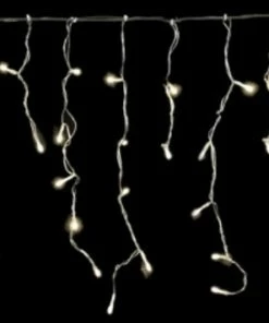 Χριστουγεννιατικα Φωτακια Led Βροχή Ασυμμετρη 288L Επεκτεινομενα Λευκο Θερμο/Διαφανο Καλωδιο 36V (XLALED288IWW/31V)