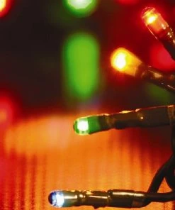 Χριστουγεννιατικα Φωτακια Led 180L Με Προγραμμα Πολυχρωμα/Πρασινο Καλωδιο 31V (XLALED180-GM/31V)