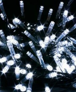 Χριστουγεννιατικα Φωτακια Led 1000L Λευκο/Πρασινο Καλωδιο Με Προγραμμα (XLALED1000-GW/31V)