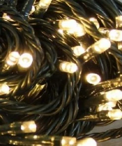 Χριστουγεννιατικα Φωτακια Led 1000L Θερμο Λευκο/Πρασινο Καλωδιο Με Προγραμμα (XLALED1000-GWW/31V)