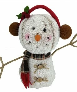 Χριστουγεννιατικο Λουτρινο Χιονανθρωπακι Ορθιο 27Εκ. (04.MC-27112)