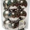 Χριστουγεννιατικη Μπαλα Πλαστικη 6Αρα Σετ 12Τμχ Γκρι (04.TB-6012/GR)