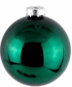 Χριστουγεννιατικη Μπαλα 8Εκ.Γυαλινη Γυαλιστερη Σμαραγδι (GLB-S8SM)