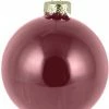 Χριστουγεννιατικη Μπαλα 8Εκ.Γυαλινη Γυαλιστερη Dusty Pink (GLB-S8DP)