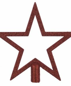 Χριστουγεννιατικη Κορυφη Δεντρου Αστερι Μονο Κοκκινο (04.TOP-2R)