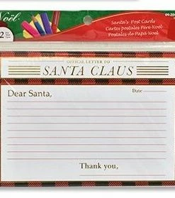 Γράμμα Στον Αγ Βασίλη 12 τμχ 18Χ13 εκ (4907)