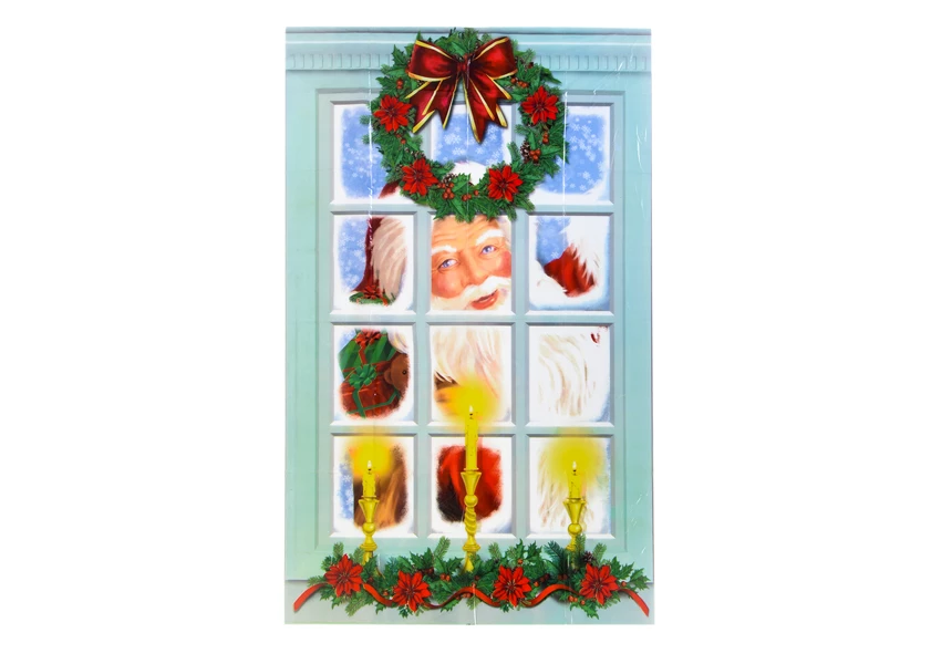 Χριστουγεννιάτικο Κάλυμμα Πόρτας-Τοίχου Αη Βασίλη (4910)