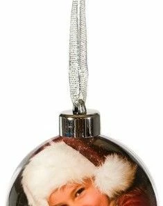 Χριστουγεννιάτικη μπάλα 8αρα διάφανη (για φωτογραφία) (4790)