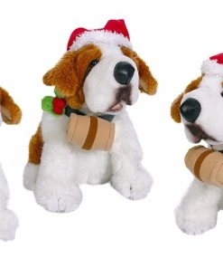 Χριστουγεννιάτικο Σκυλάκι με Κίνηση και Μουσική (8182)