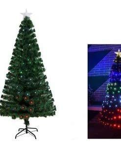 Χριστουγεννιάτικο Δέντρο με Οπτικές Ίνες και Led (49101-4)